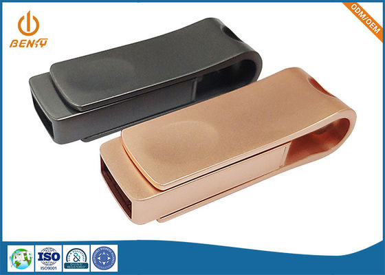 Ra0.8 Ra3.2 ligas de zinco morrem escudo feito sob encomenda do conector de USB das peças da carcaça