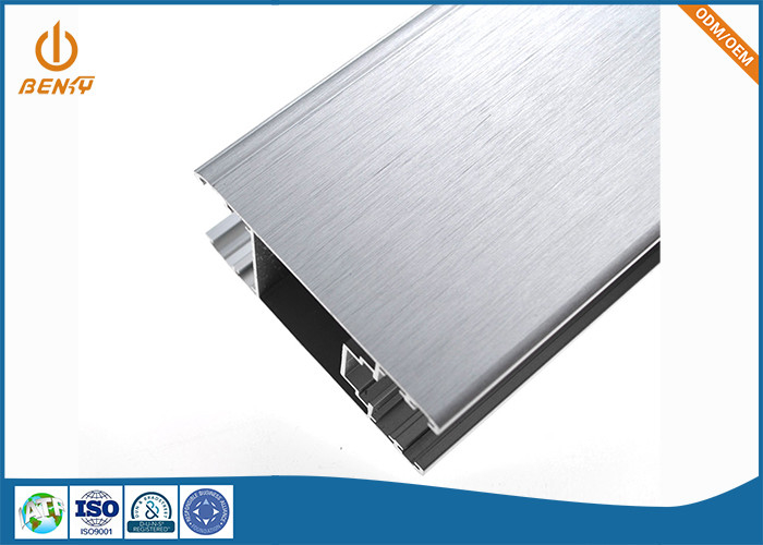 Ligue o costume que 6063 a extrusão de alumínio perfila a elevada precisão escovada